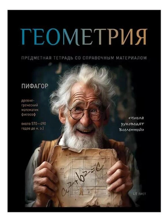 A5 formatda fan daftarlar to‘plami, 48 bet, katak va chiziqli, 12 dona, qo‘llanma bilan