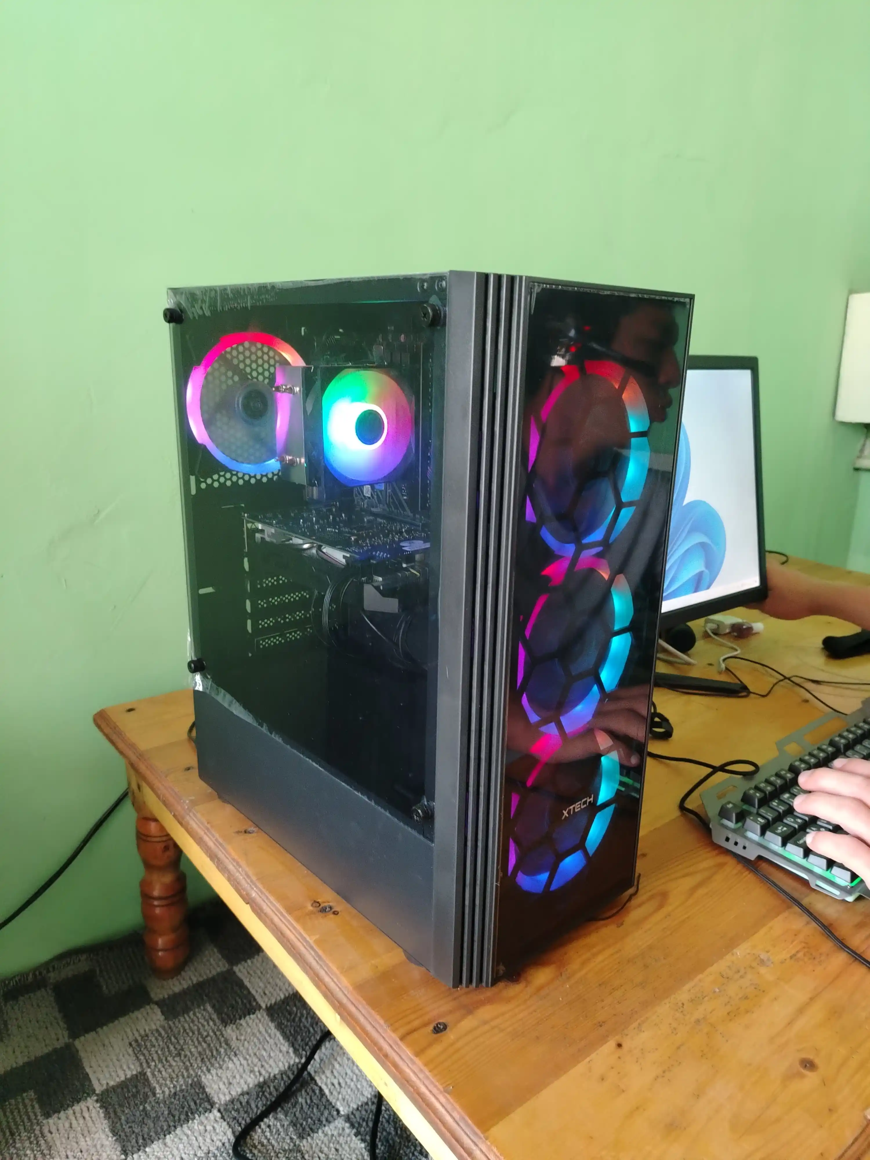 Core i5 12400F o‘yin kompyuteri, 16GB DDR4, 512 GB SSD NVMe, RTX5050 8GB, RTX3060 12GB