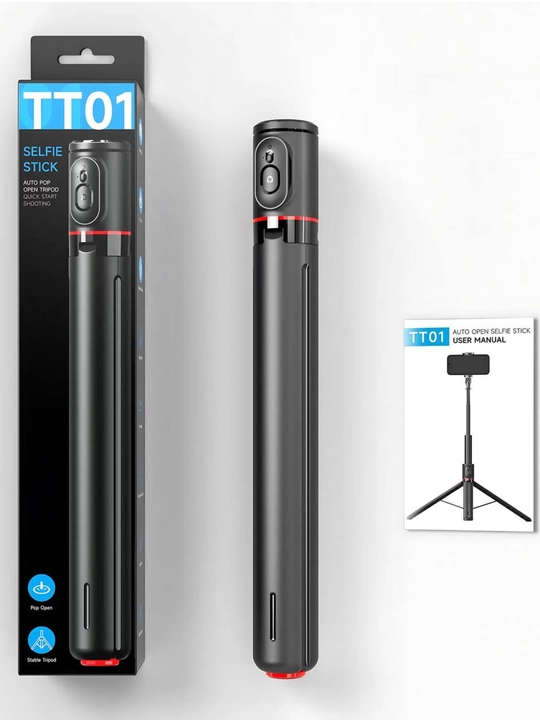 TT01 палка для селфи, 177 см, с автоштативом и магнитным Bluetooth-пультом