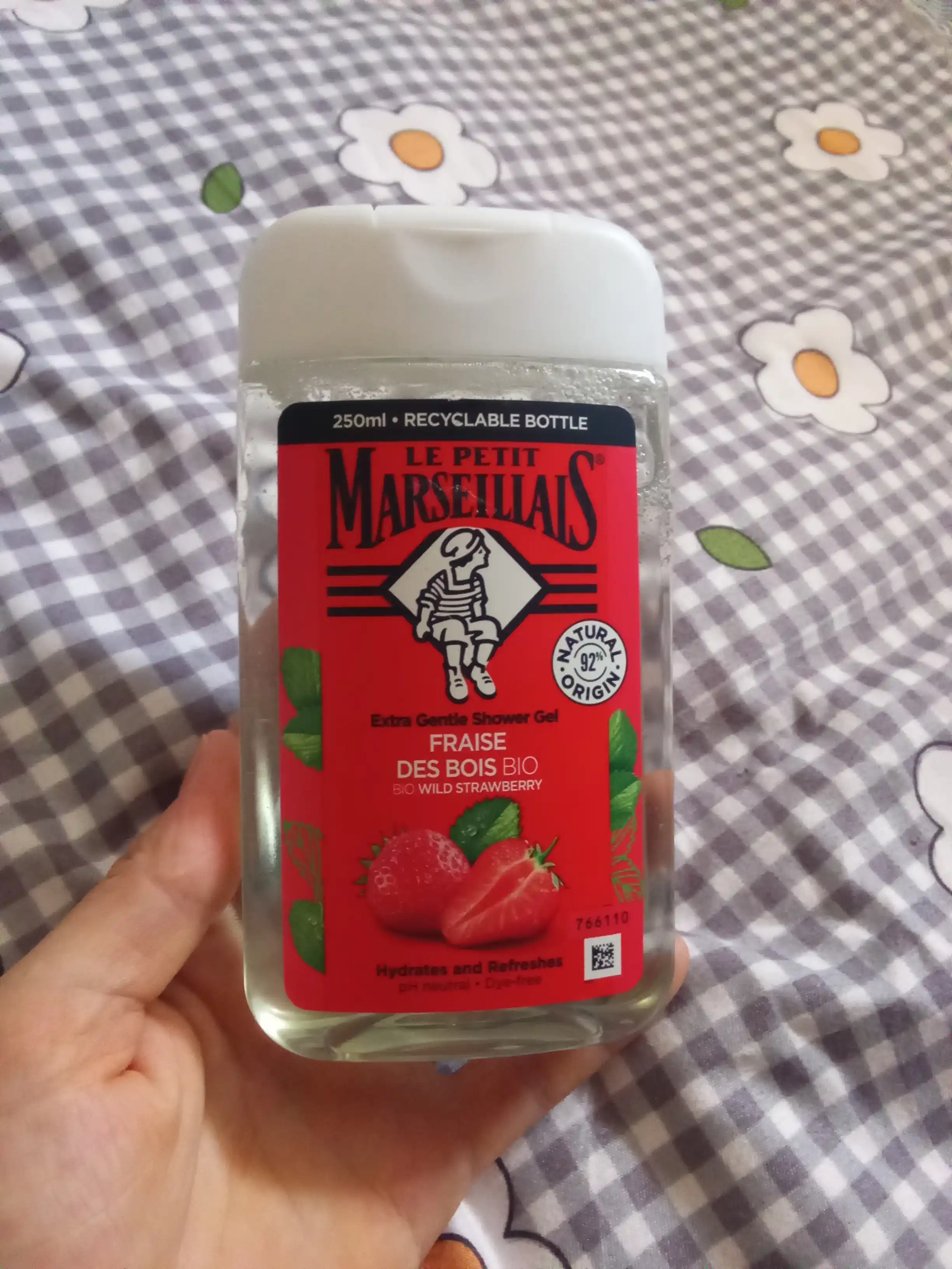 Dush uchun gel Le Petit Marseillais, provans qulupnay, 250 ml
