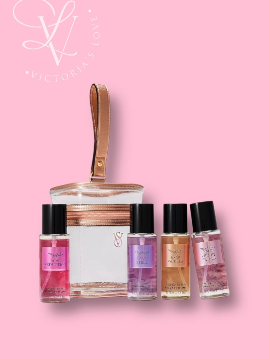 Подарочный набор миниатюр, парфюмированных спреев для тела Victoria's Secret - 
