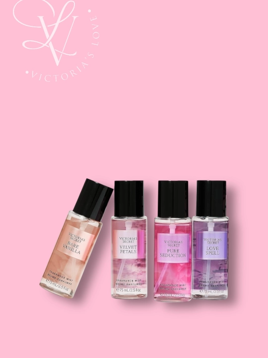 Подарочный набор миниатюр, парфюмированных спреев для тела Victoria's Secret
