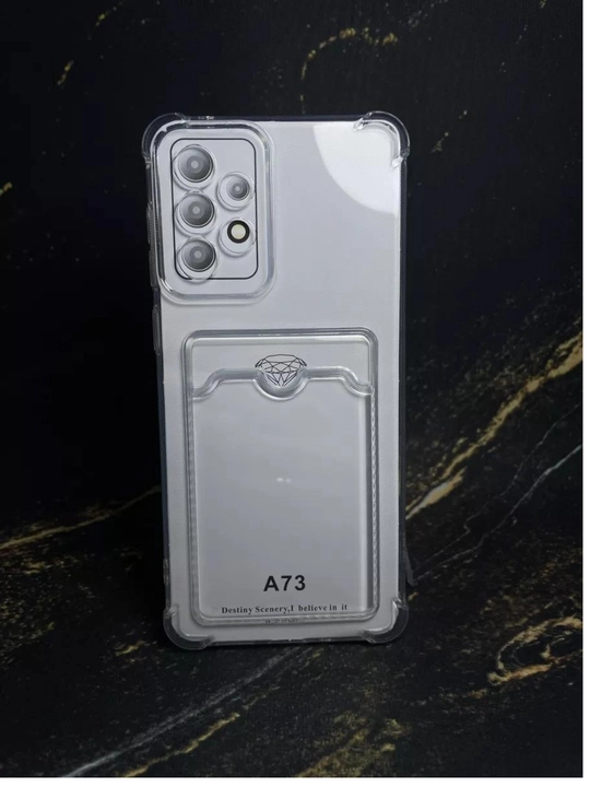 Samsung A16, A36, A56, A06, A13, A23, A24 uchun zarbaga qarshi kart-xolderli g‘ilof