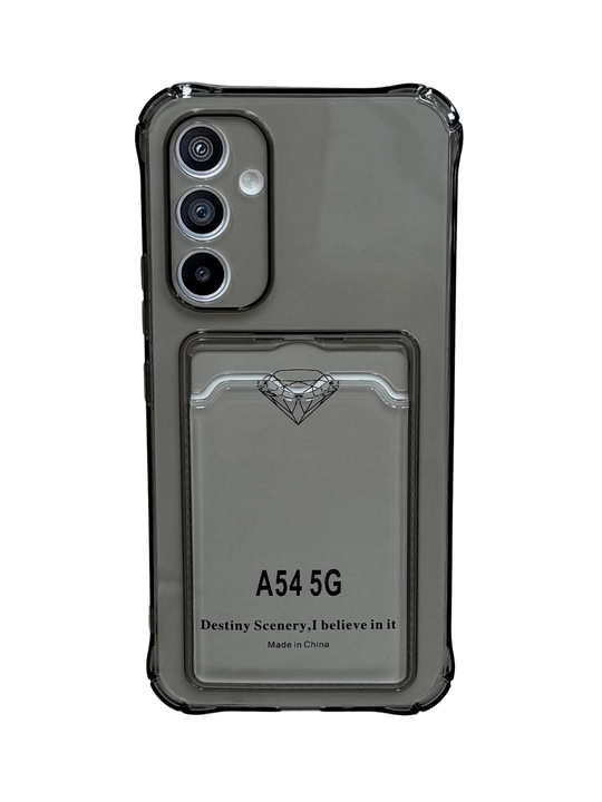 Samsung A16, A36, A56, A06, A13, A23, A24 uchun zarbaga qarshi kart-xolderli g‘ilof