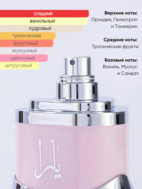 Atir ayollar chidamli Lattafa Yara, 100 ml