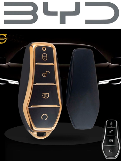 Чехол для пульта дистанционного управления BYD song champion chazor e2 song L song pro — FENIX-BYDPUCH-ЗОЛОТ