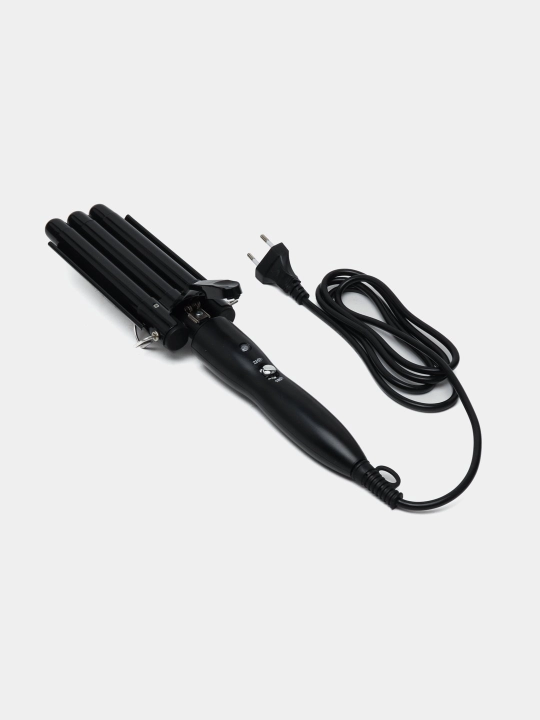 Ployka gofre sochlar uchun, 3 to‘lqinli,professional soch turmagi dazmoli
