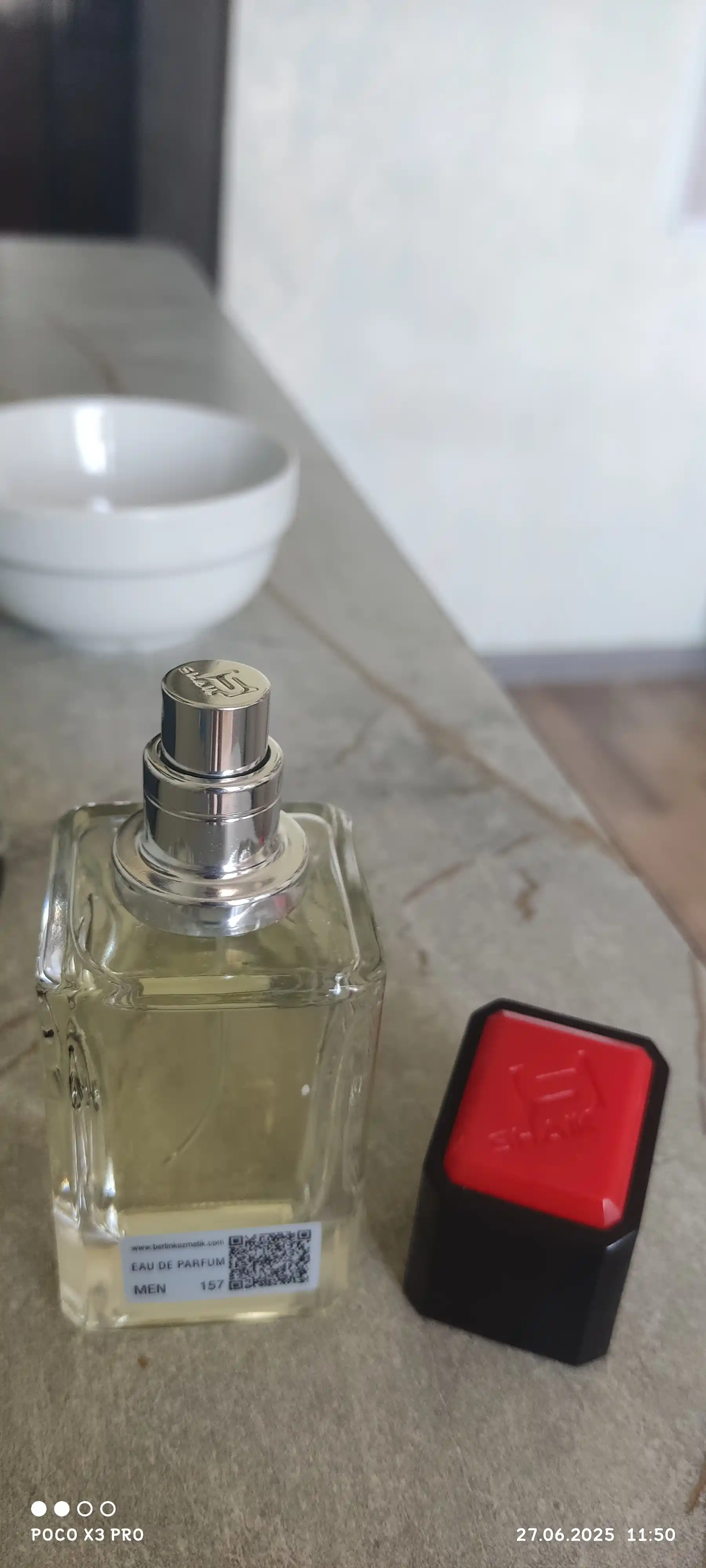 Parfyumlangan suv SHAIK 157, Homme Cologne, erkaklar uchun, 50 ml