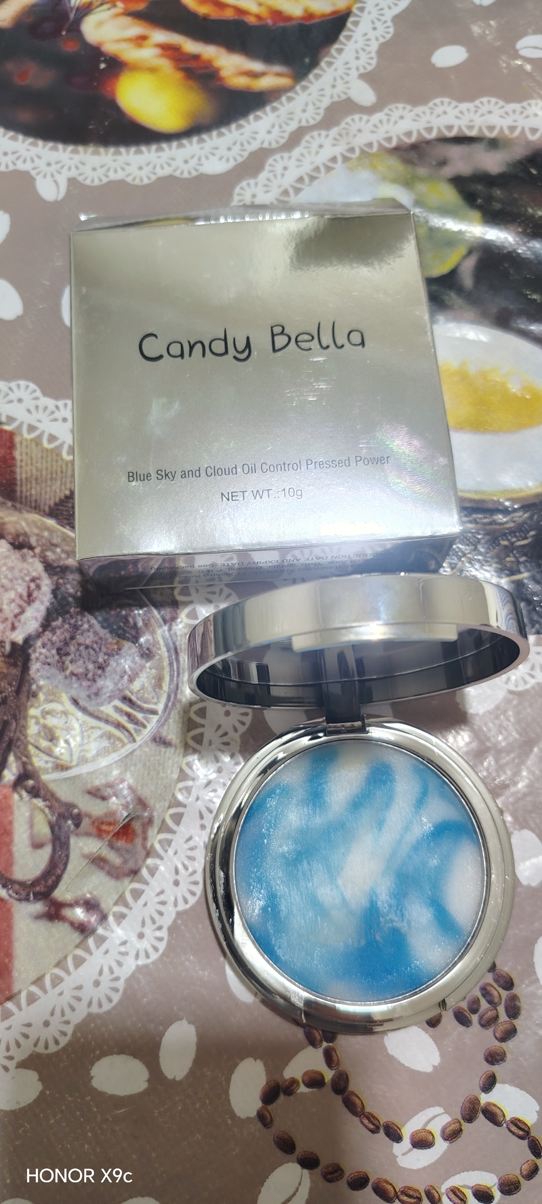 Пудра для лица Candy Bella матирующая, бесцветная, компактная, для всех типов кожи