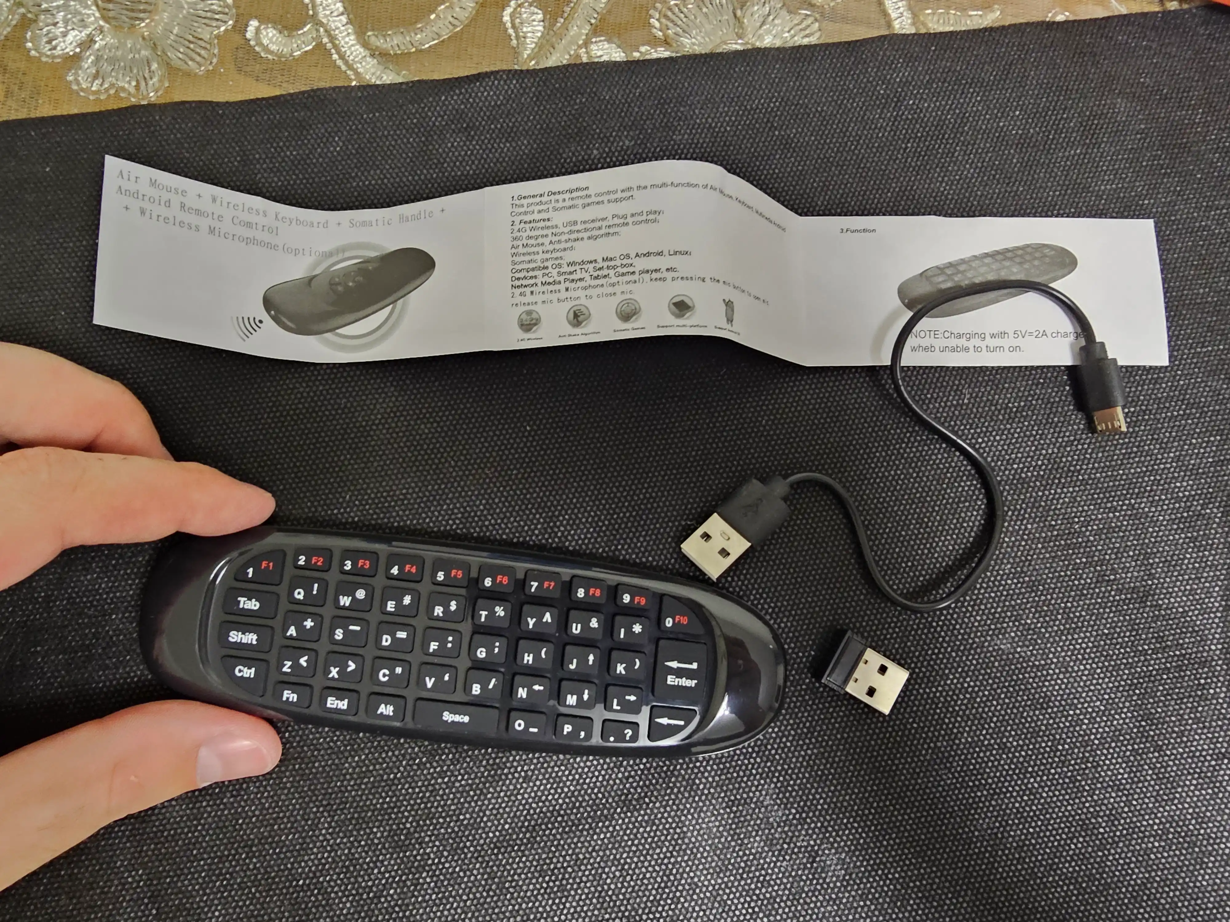Masofadan boshqarish pulti MX3,M8,C120 2.4G Mini