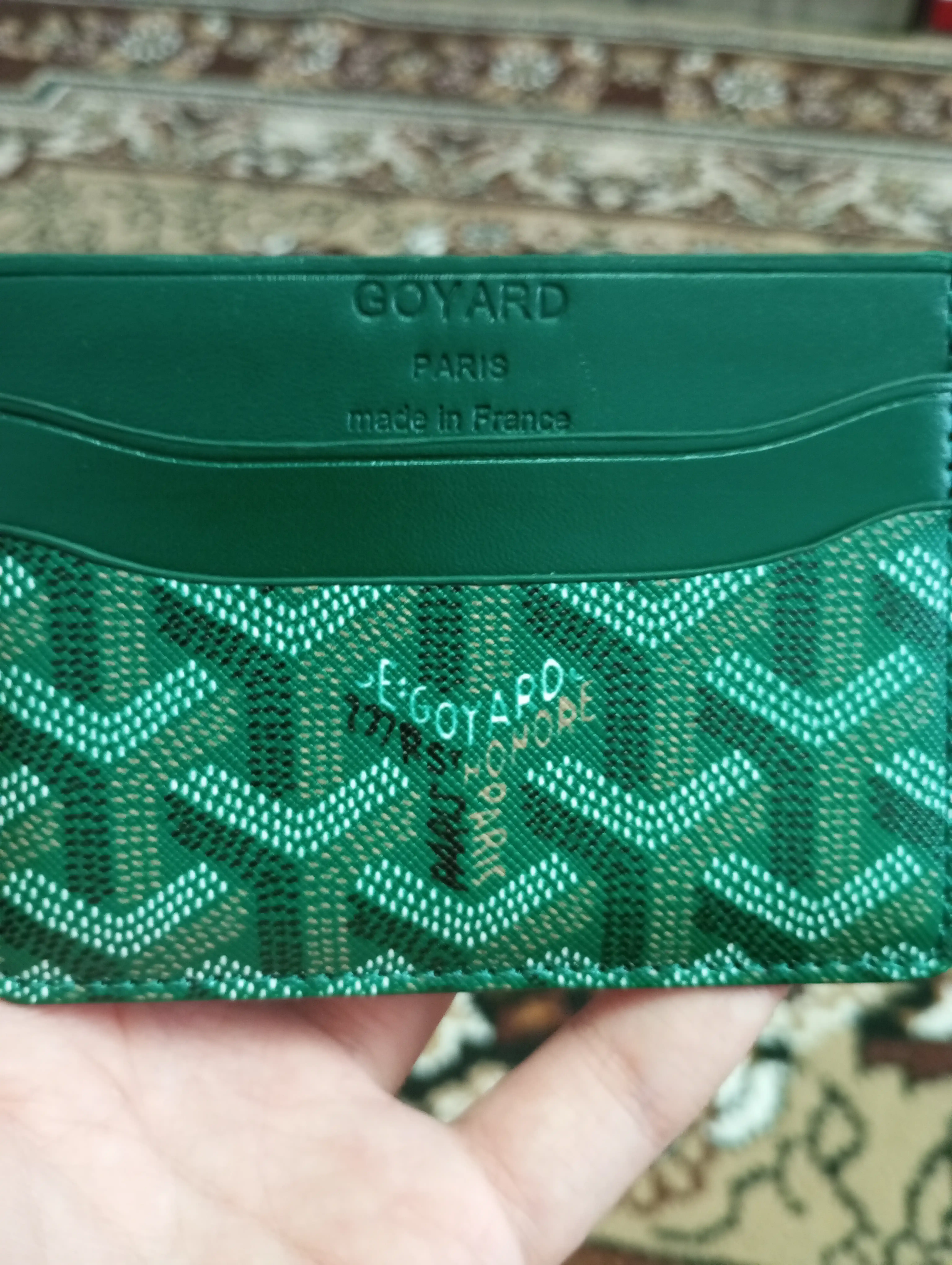 Кошелек Goyard: для карт, паспорта, удостоверения личности, визиток, без коробки