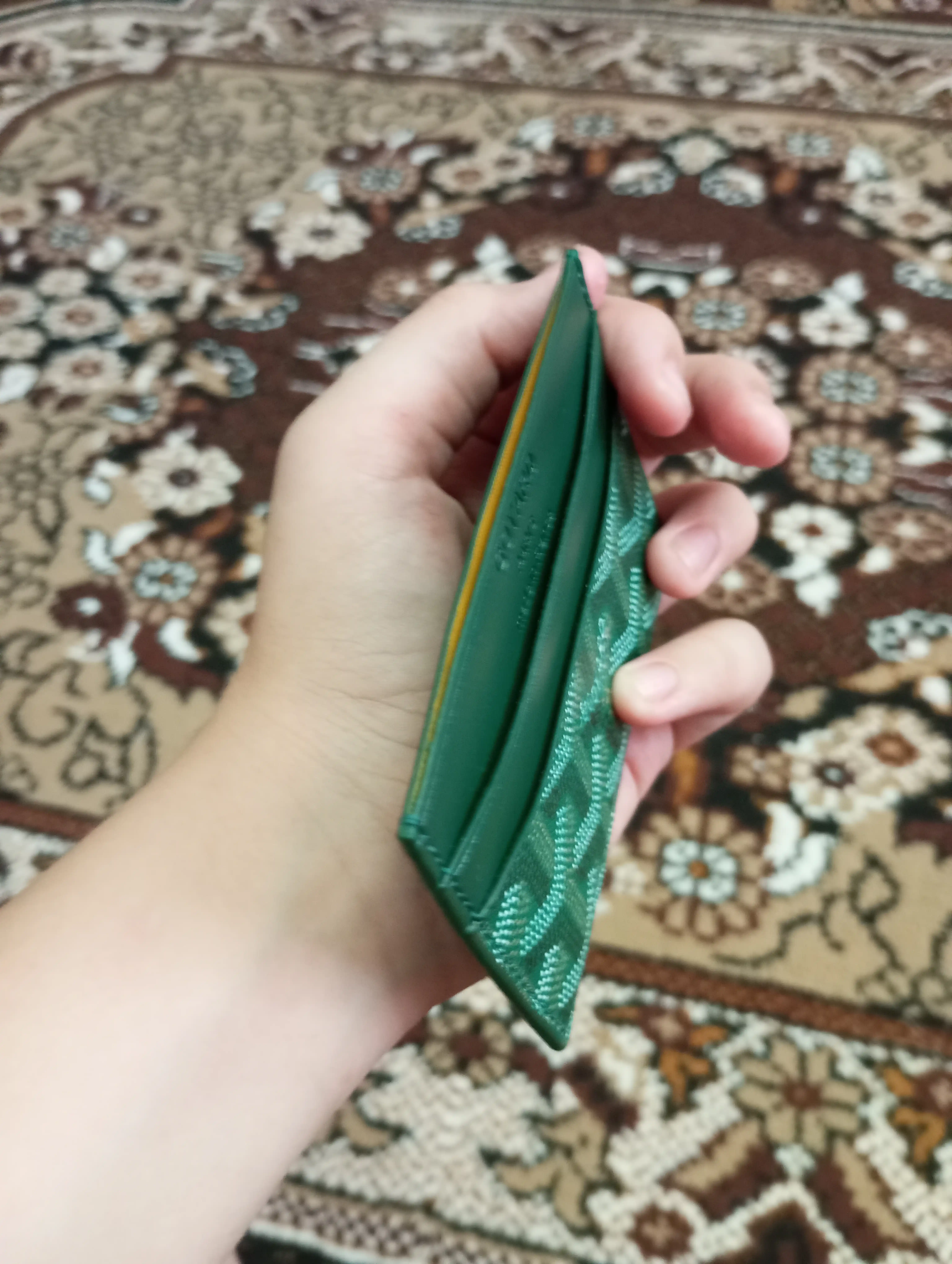 Кошелек Goyard: для карт, паспорта, удостоверения личности, визиток, без коробки