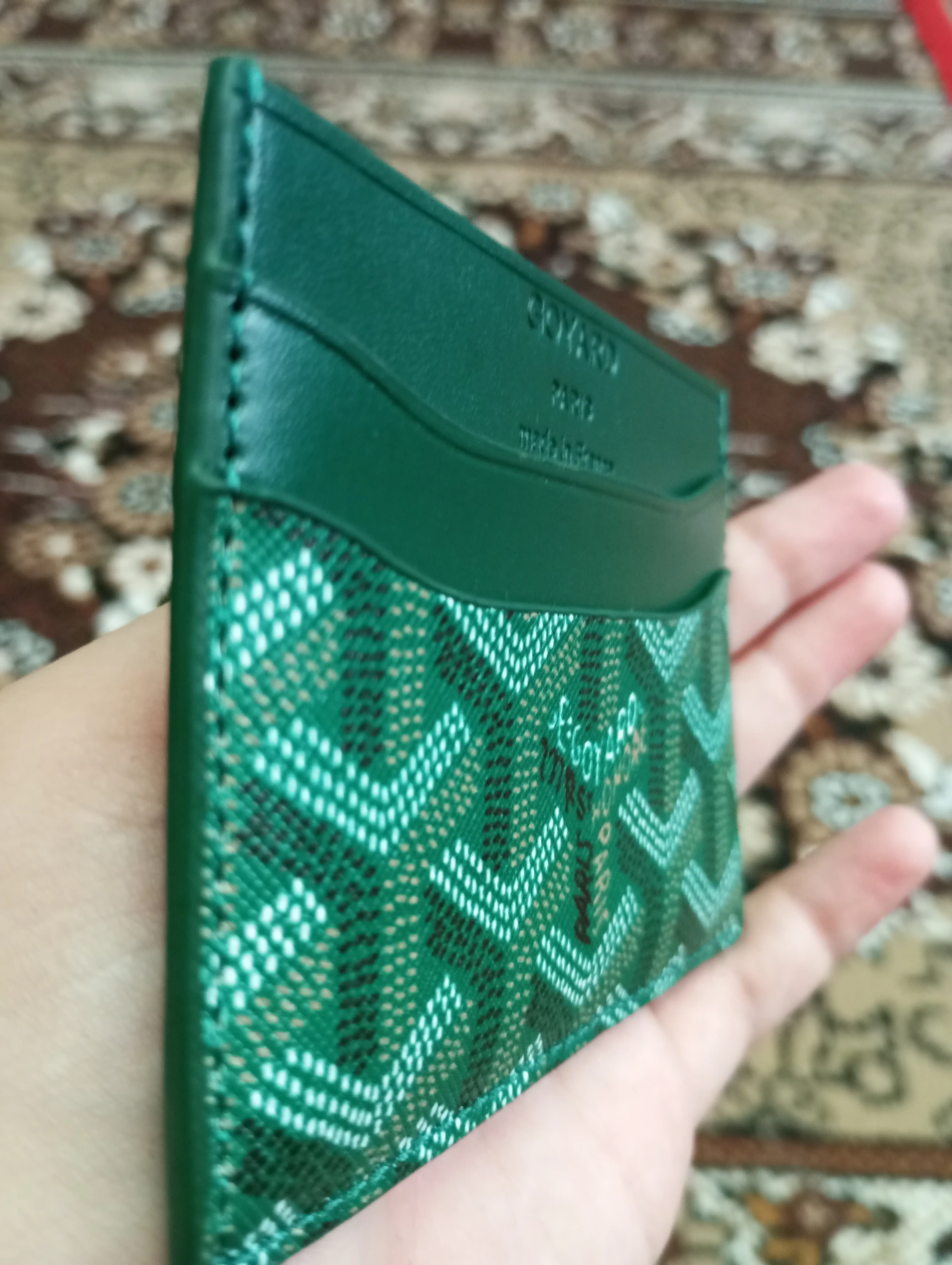 Кошелек Goyard: для карт, паспорта, удостоверения личности, визиток, без коробки