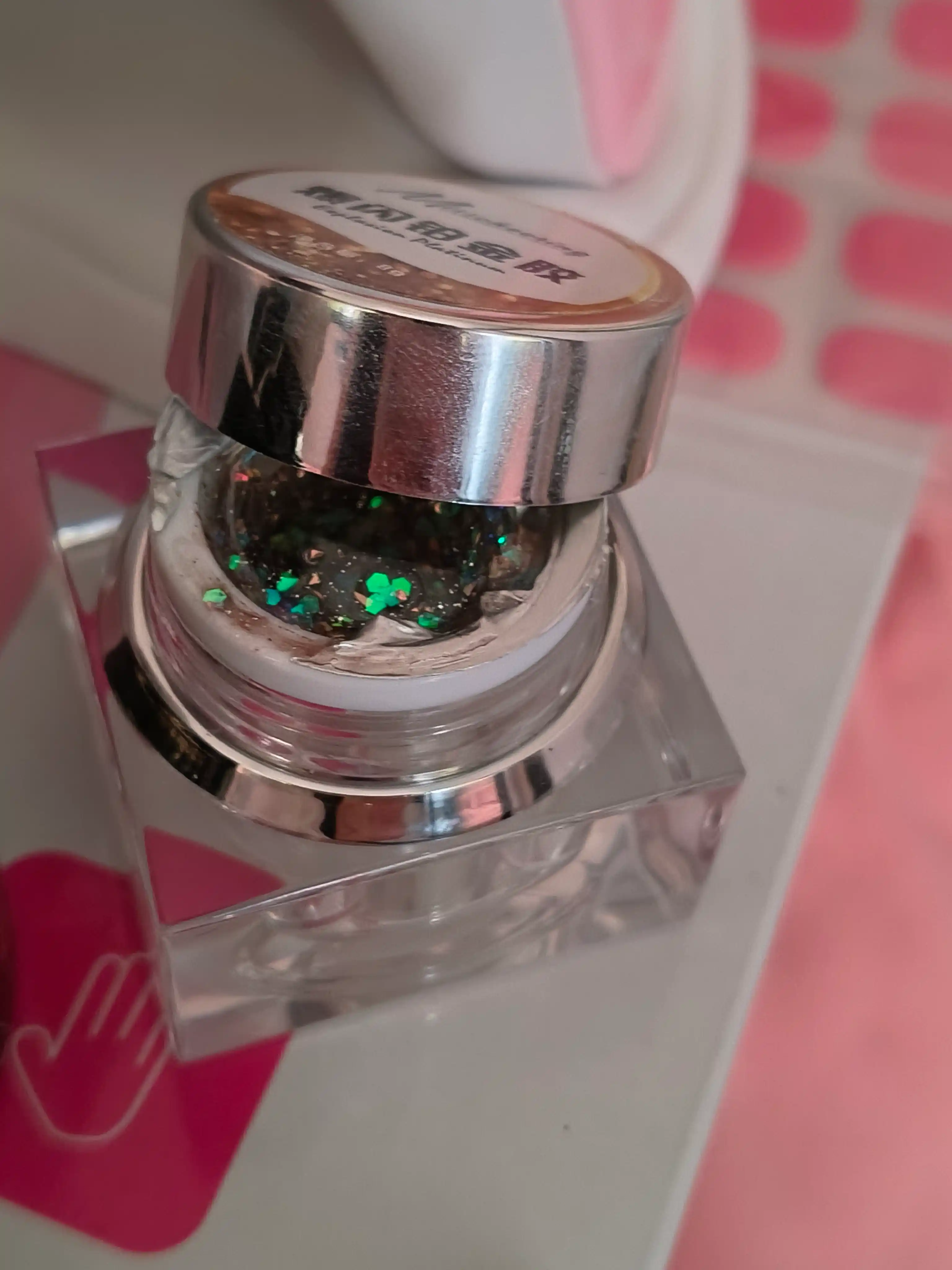 Reflektiv gel lak, Megic tirnoq bo'yog'i, UV/LEDda quriting, 8 ta rang