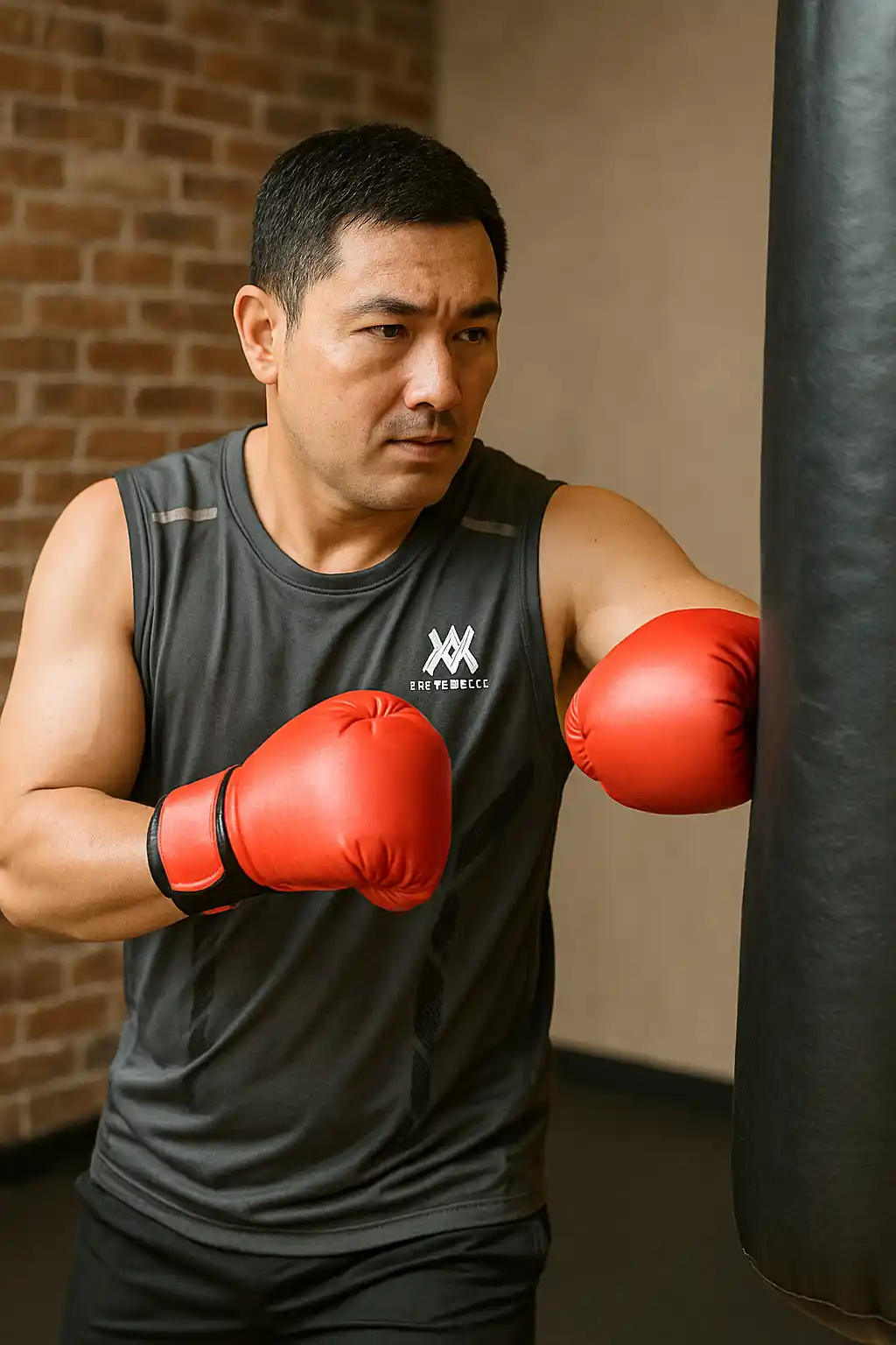 Erkaklar uchun sport maykasi, yengsiz, zal, fitnes va mashg‘ulotlar uchun, tez quriydigan