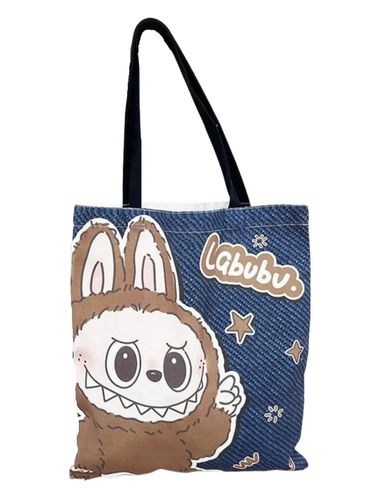 Labubu rasmli sumka shopper - 