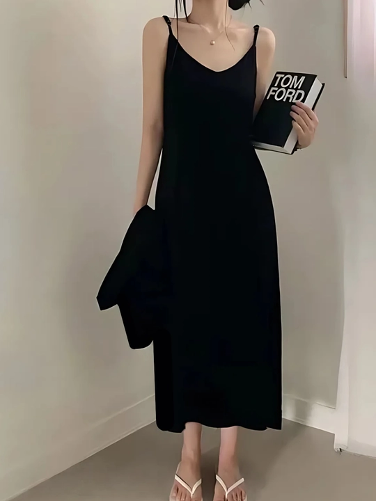 Платье-комбинация женское с рубашкой, комплект двойка Elly Fashion