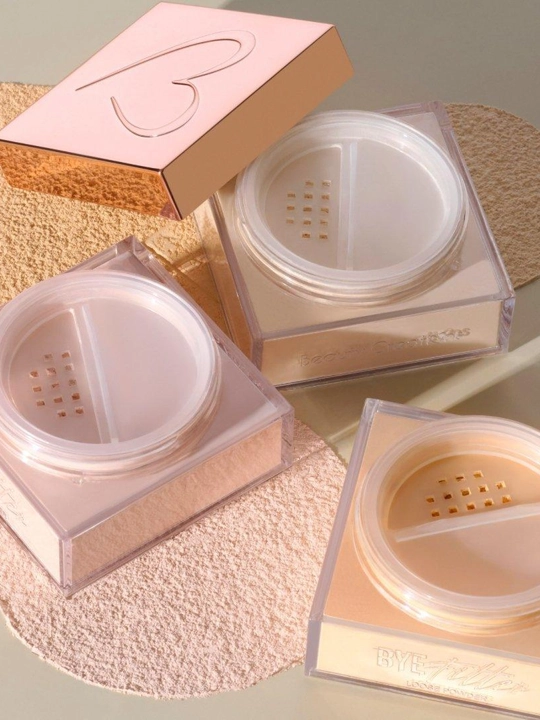 Pudra mat effektiga ega kukunli, fiksatsiyali, yuz uchun finish upa, Beauty Creations, 30 gr