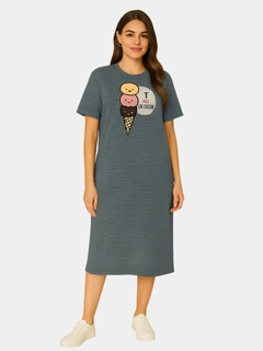 Синий меланж