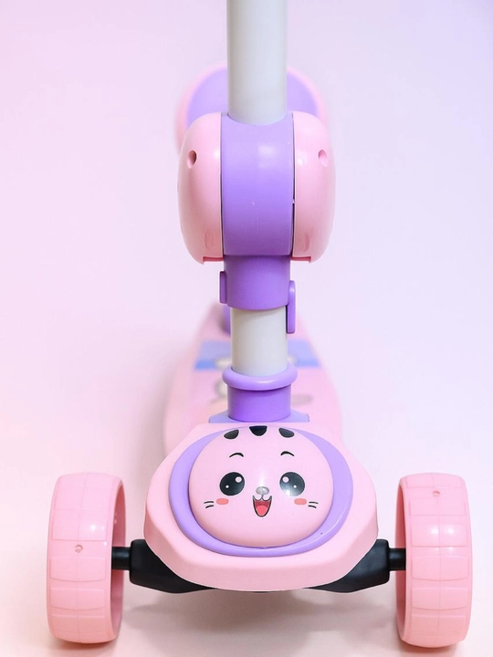 Детский самокат на 3 колесах – LED светящиеся колёса, 2–7 лет