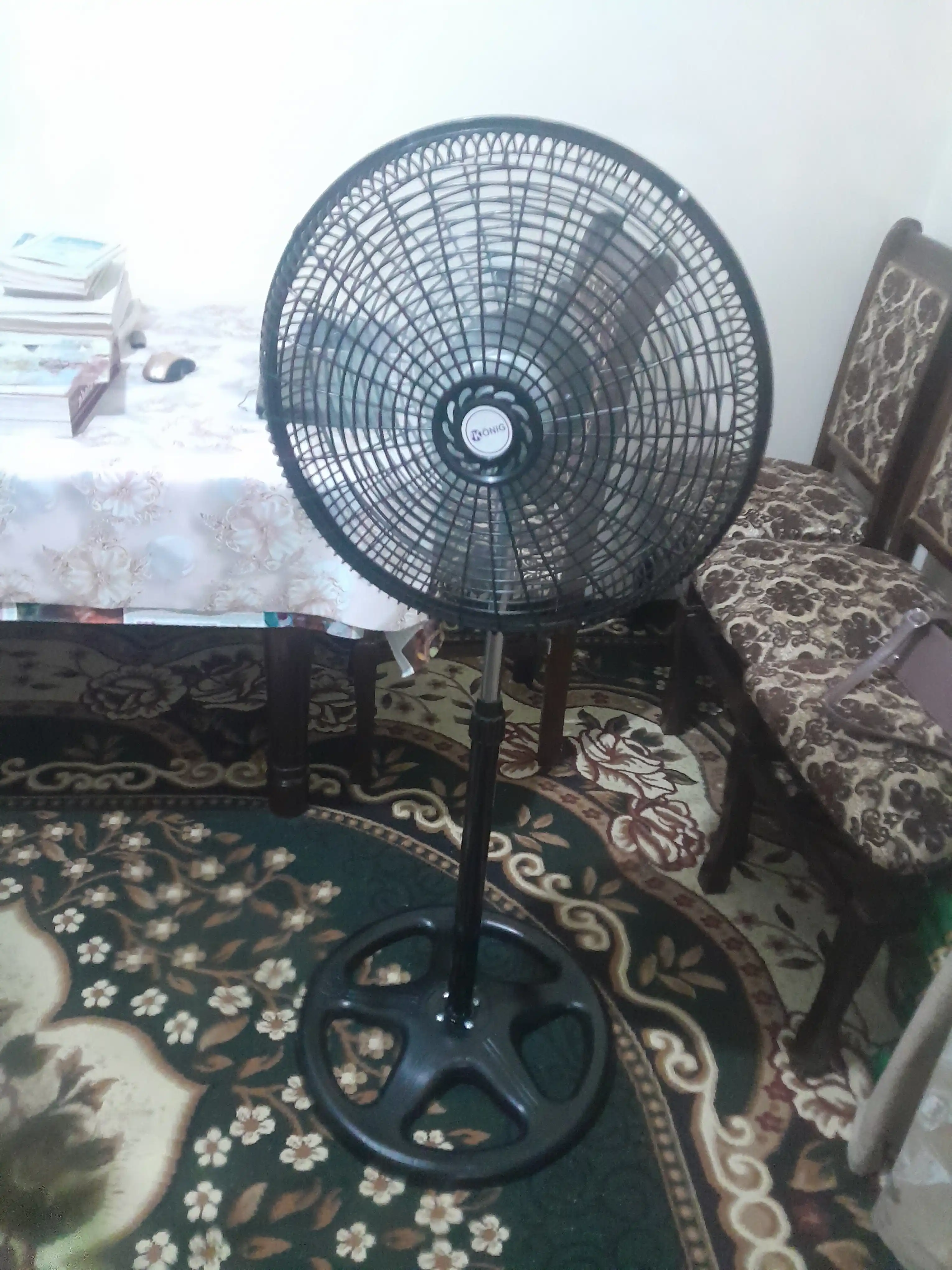 Ventilyator 70 Vt, 3 tezlik, mexanik boshqaruv