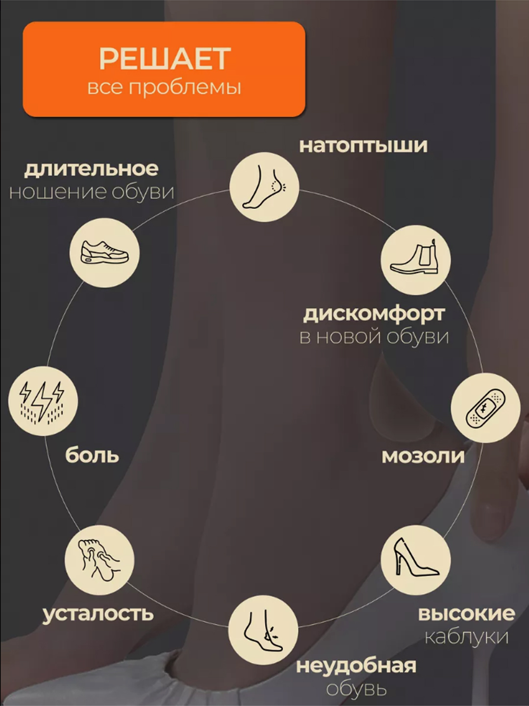 Пластырь от мозолей гелиевый, гидроколлоидный 10 шт, набор