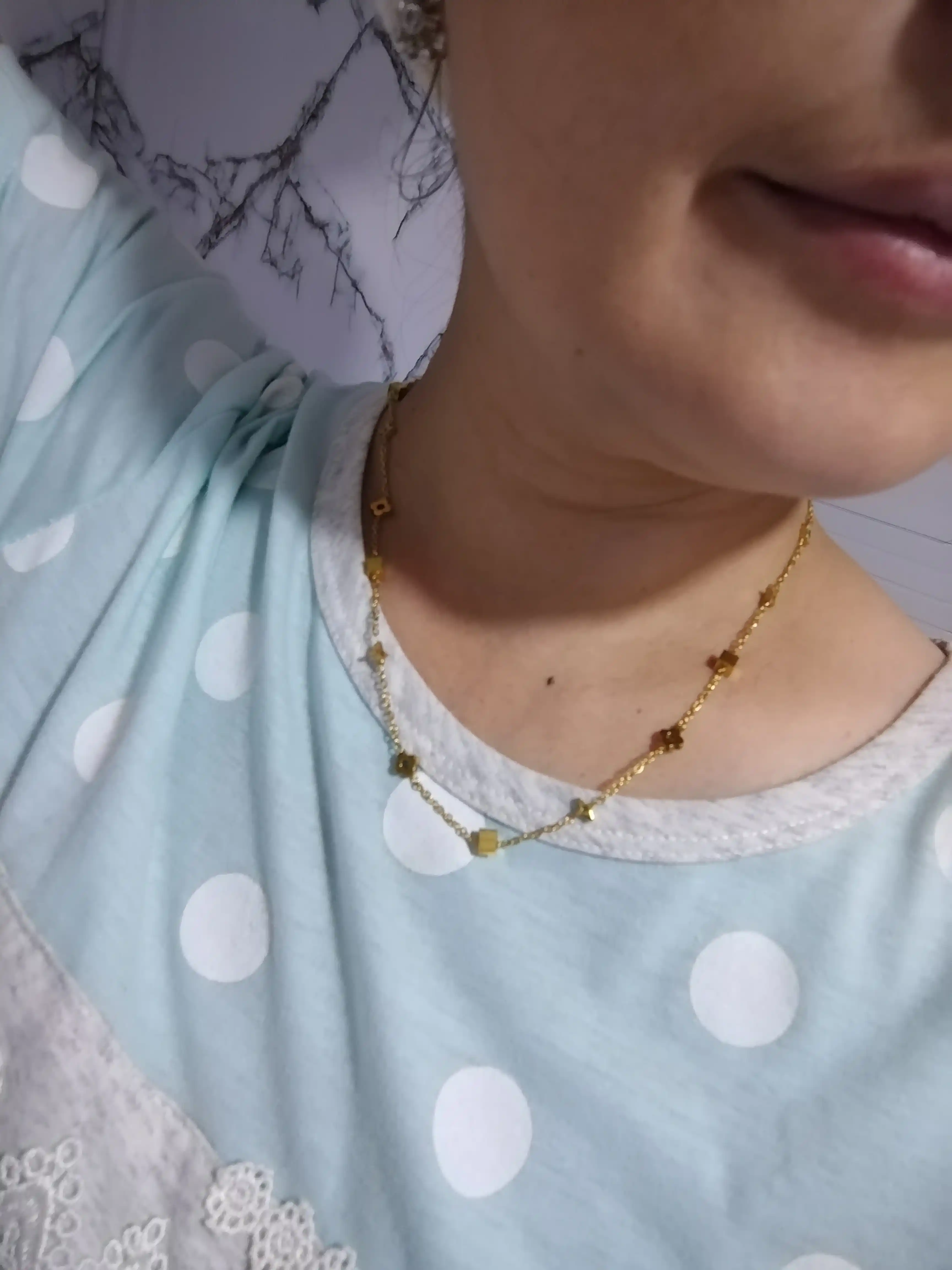 Ayollar va qizlar uchun ayollar zanjiri, minimalistik bezak, bo‘yin zanjiri, Van Cleef