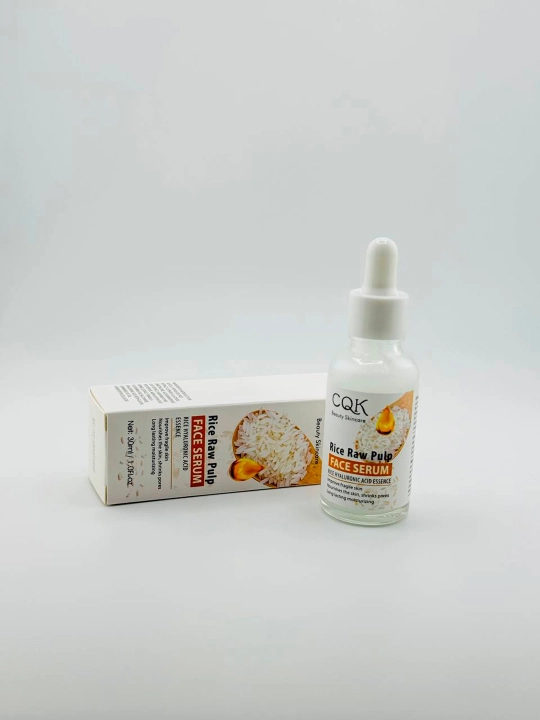 Yuz uchun oq guruchli essensiya zardobi, 30 ml - 