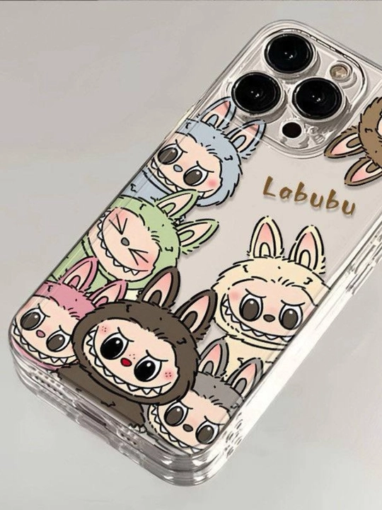 IPhone 12, 13, 14, 15, 16 Pro, Pro Max uchun LABUBU g‘ilof, zamonaviy dizayn