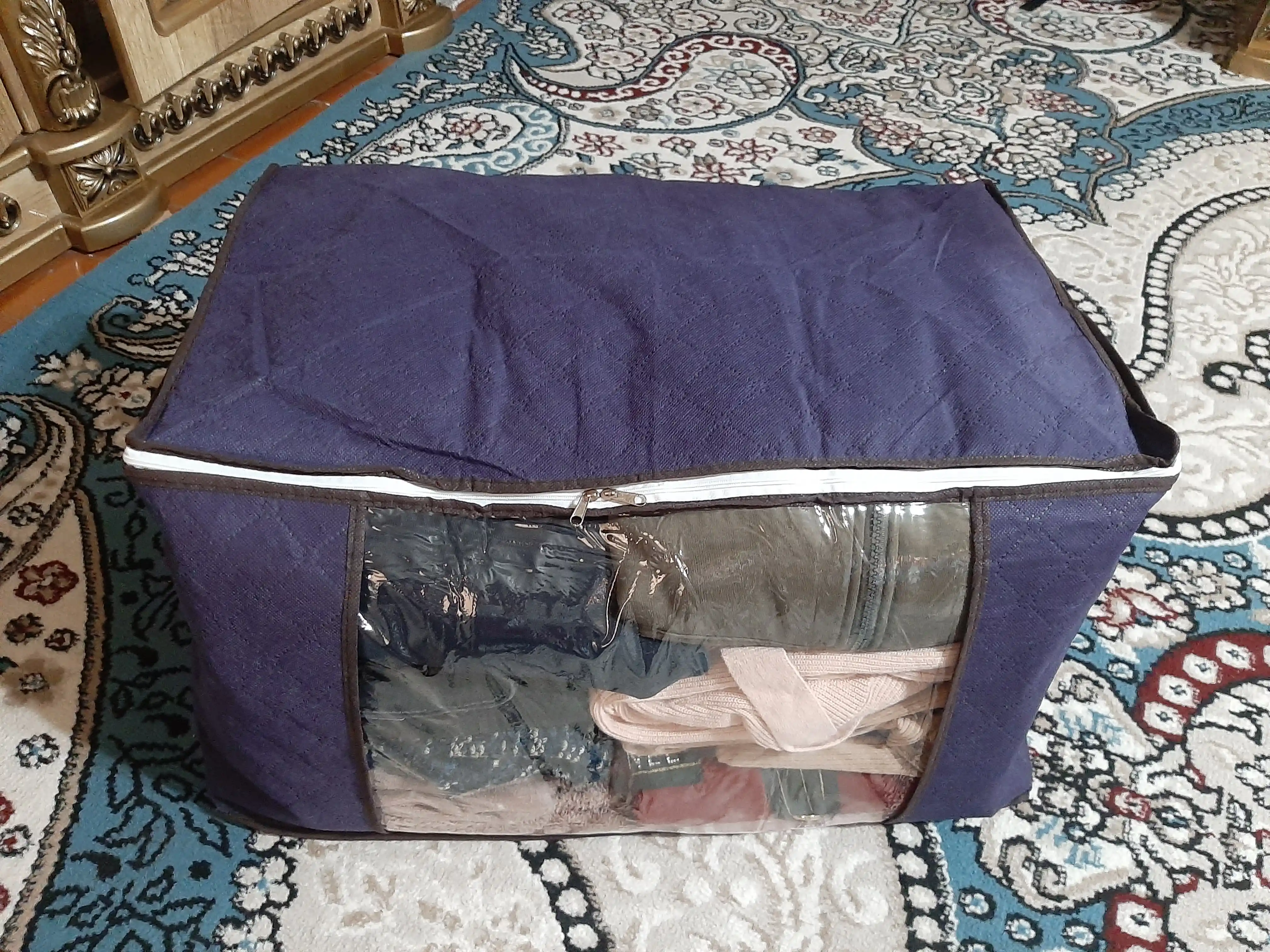 Ichki kiyim, ko‘rpa va kiyimlarni saqlash uchun organayzer