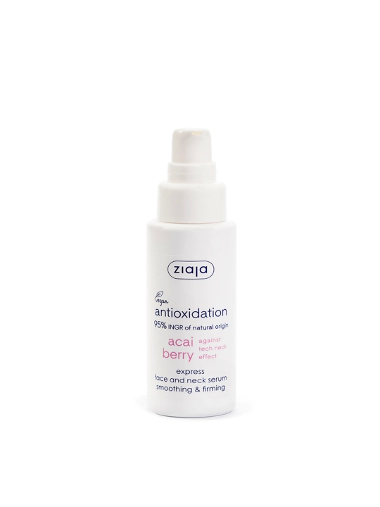 Yuz va bo‘yinga ishlov berish va mustahkamlash uchun Acai Berry ekspress zardobi - 50 ml