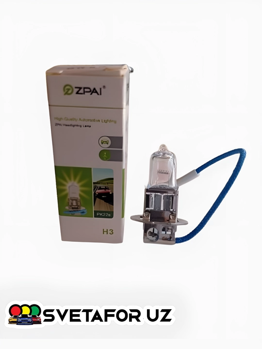 Galogen lampalar Zpai, Standart, 12V, avtomobil faralari uchun