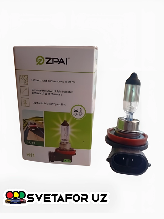 Galogen lampalar Zpai, Standart, 12V, avtomobil faralari uchun