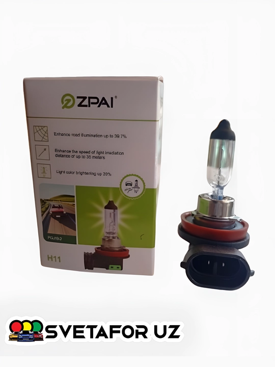 Galogen lampalar Zpai, Standart, 12V, avtomobil faralari uchun