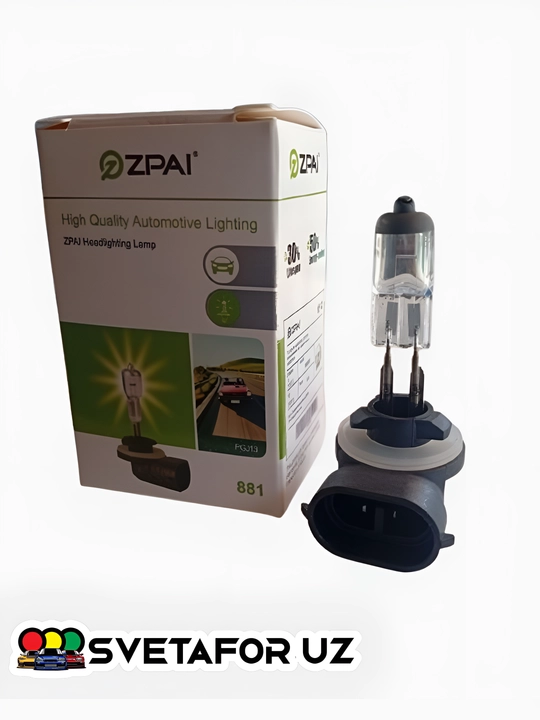 Galogen lampalar Zpai, Standart, 12V, avtomobil faralari uchun