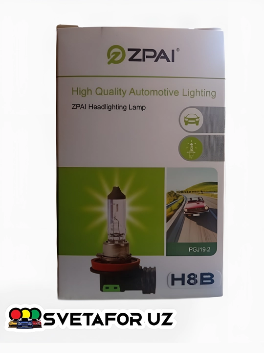 Galogen lampalar Zpai, Standart, 12V, avtomobil faralari uchun