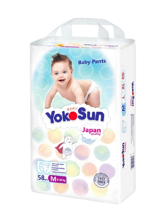 Подгузники и трусики YokoSun Comfort,S/M/L/XL/XXL 38–82 шт, для повседневного использования