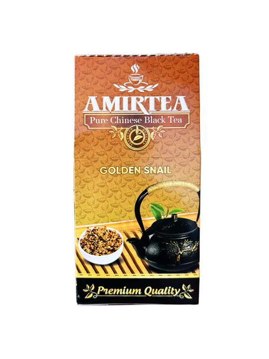 Amir Tea, Qora choy, Xitoy oliy navli Golden Snail, 80 gr