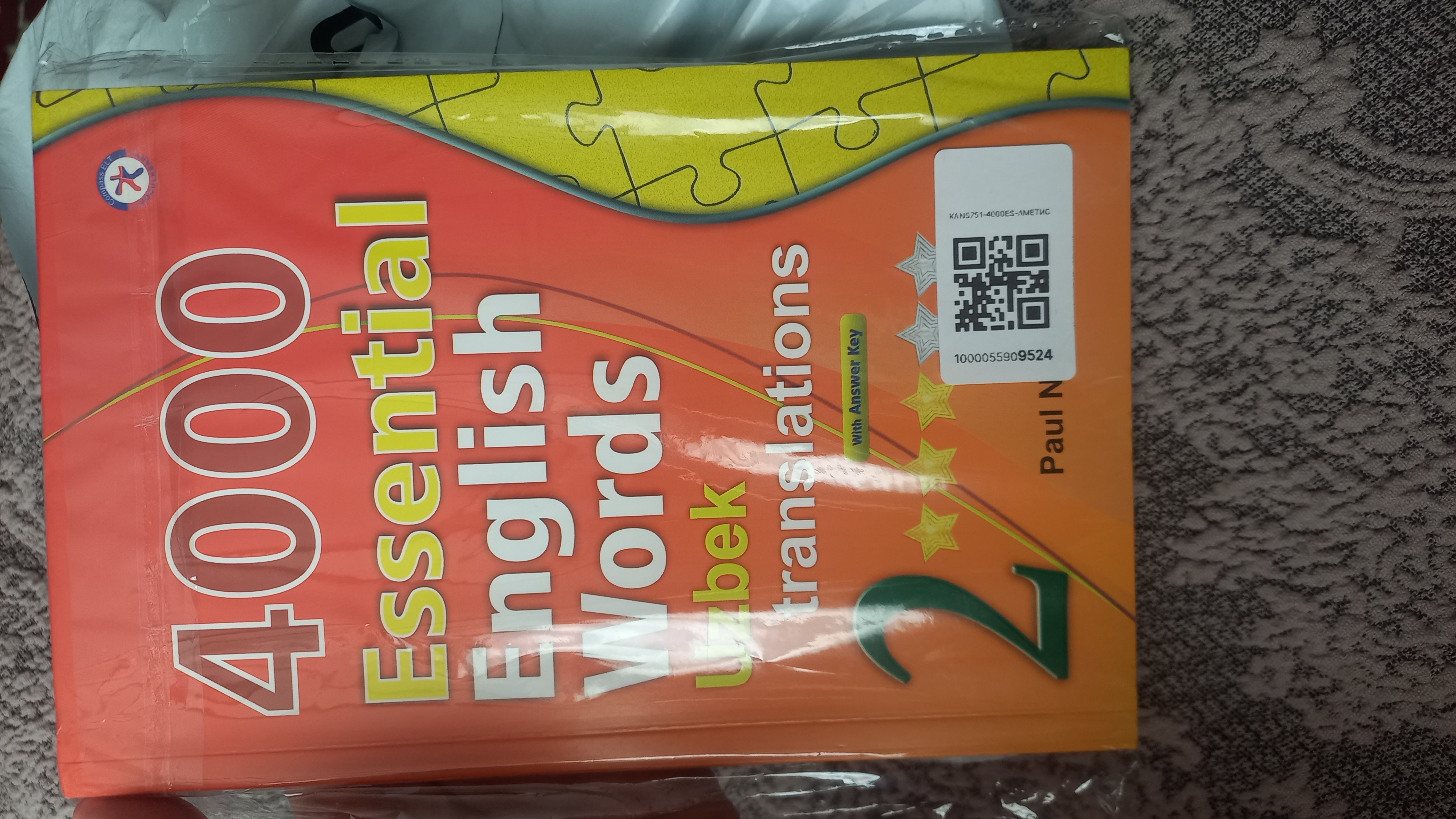 4000 Essential english words 1, 2, 3, 4, 5, 6 Uzbek translations