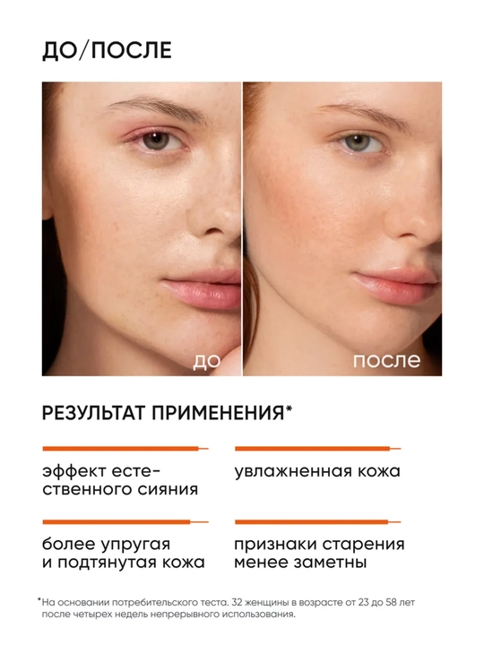 Сыворотка с 3D витамином С и пептидами ICON SKIN, эффект сияния, антивозрастная, 30 мл