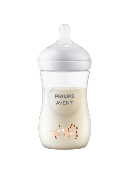 Avent Natural Response butilkasi, 260 ml, BPA-free, 5 xil dizayn, 1 oydan