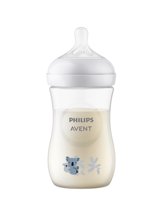 Avent Natural Response butilkasi, 260 ml, BPA-free, 5 xil dizayn, 1 oydan