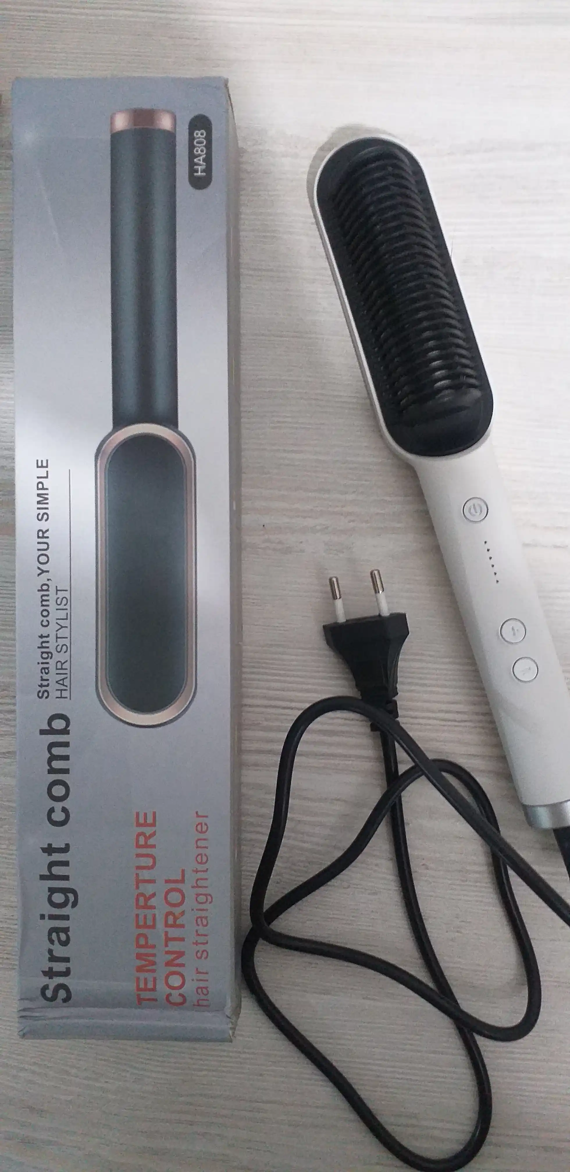 Soch tekislagich taroq elektr professional keramik ionizatsiyali ütü mini to'g'irlagich