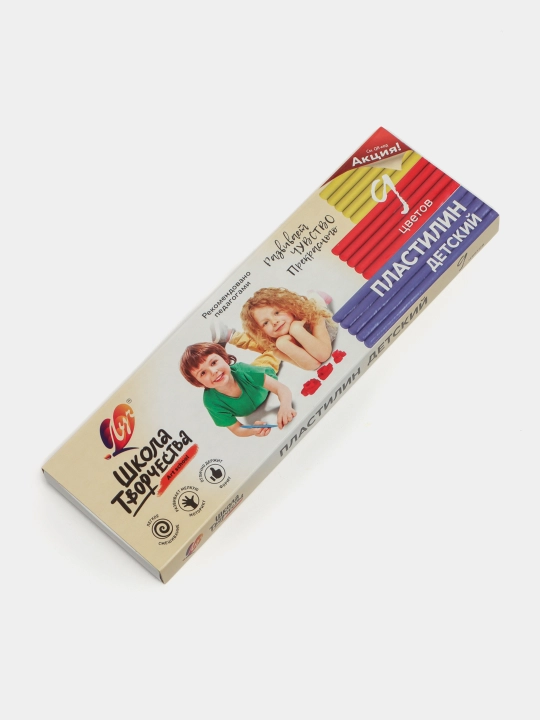 Ijod maktabi plastilini, 9 xil rang