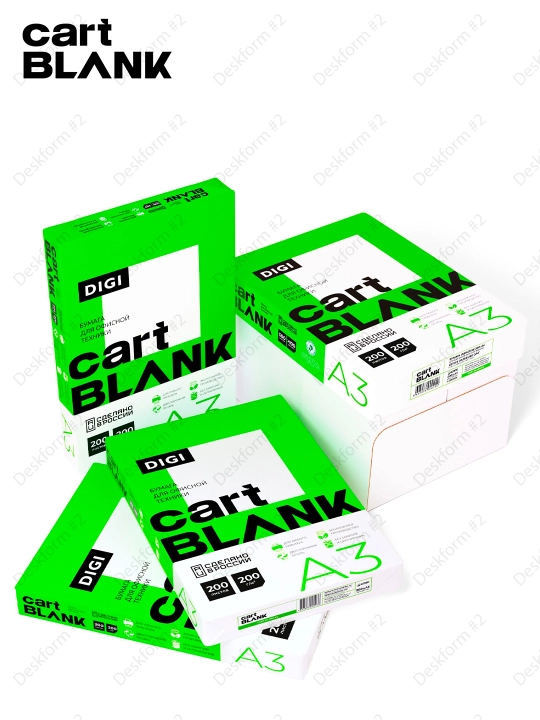 Rangli, lazerli chop etish uchun qog'oz CARTBLANK DIGI 200g/m2 LG A3 (200v),CARTBLANK200А3