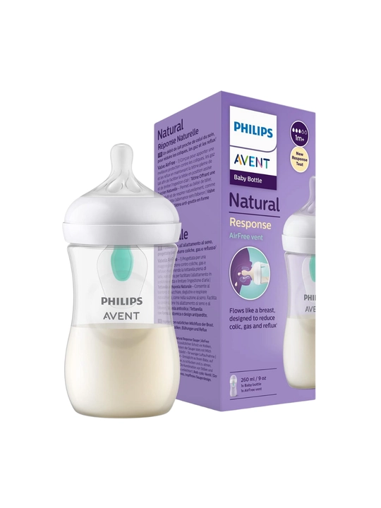 Philips Avent Natural Response butilka, SCY673, 260 ml, AirFree™ klapanli, 3 dizayn