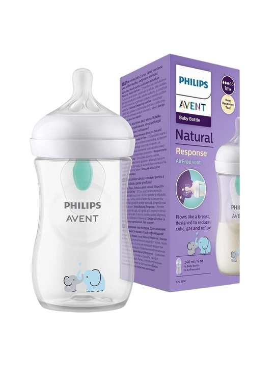 Philips Avent Natural Response butilka, SCY673, 260 ml, AirFree™ klapanli, 3 dizayn