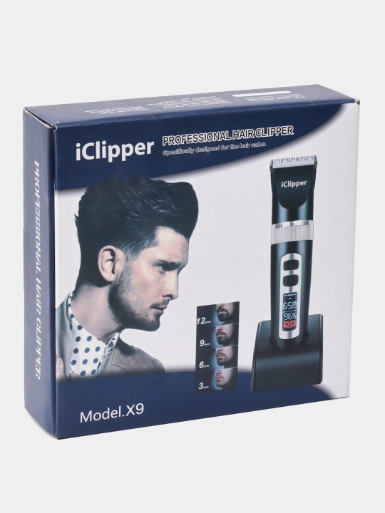 iClipper X9 simsiz soch olish mashinasi