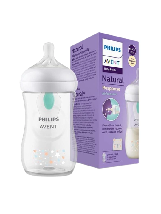 Philips Avent Natural Response butilka, SCY673, 260 ml, AirFree™ klapanli, 3 dizayn