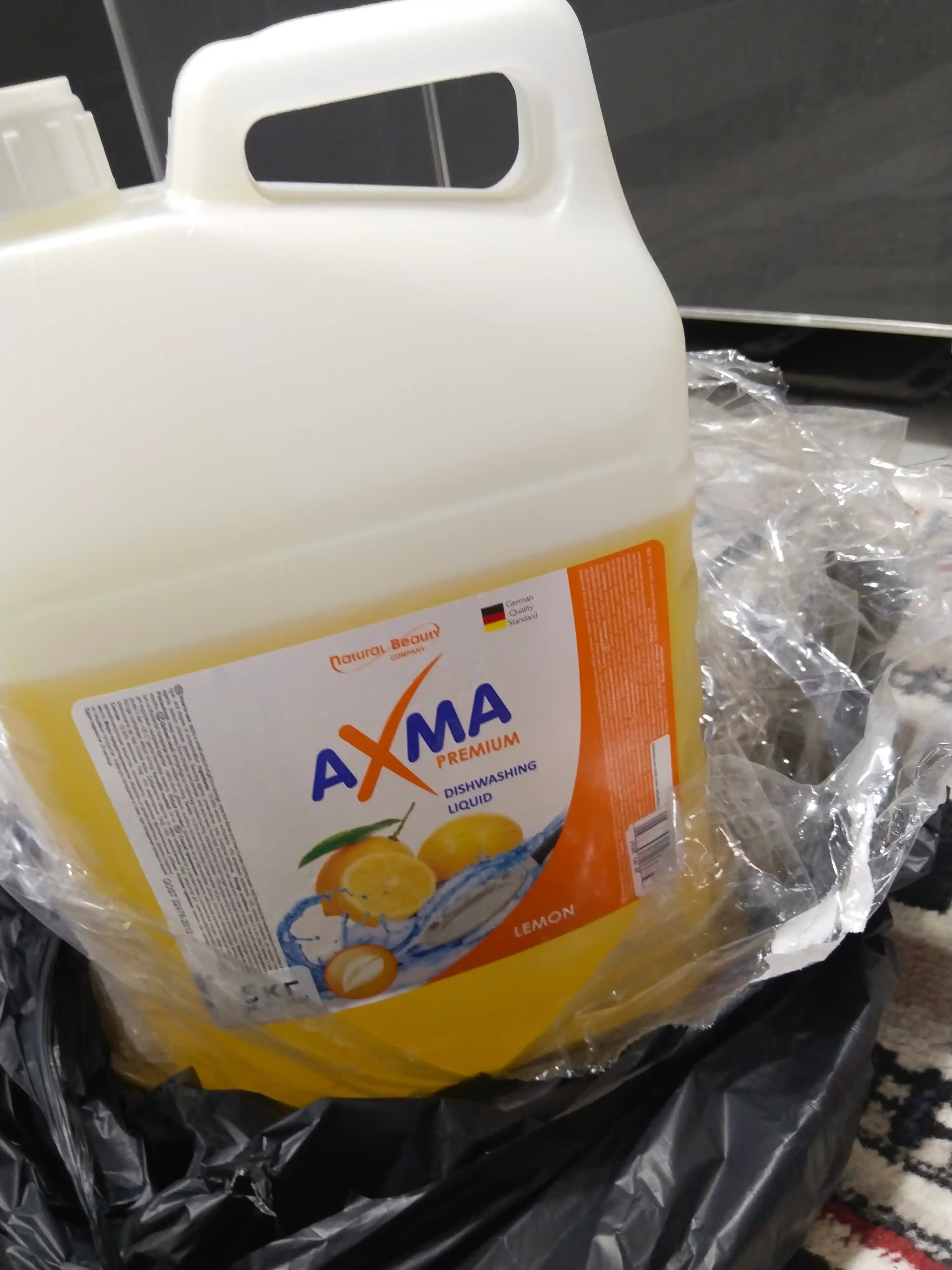 Средство для мытья посуды Axma Premium, Лимон, 5 кг